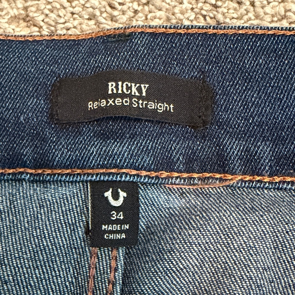 True Religion Ricky Relaxed Straight Jeans - Picture 5 of 11